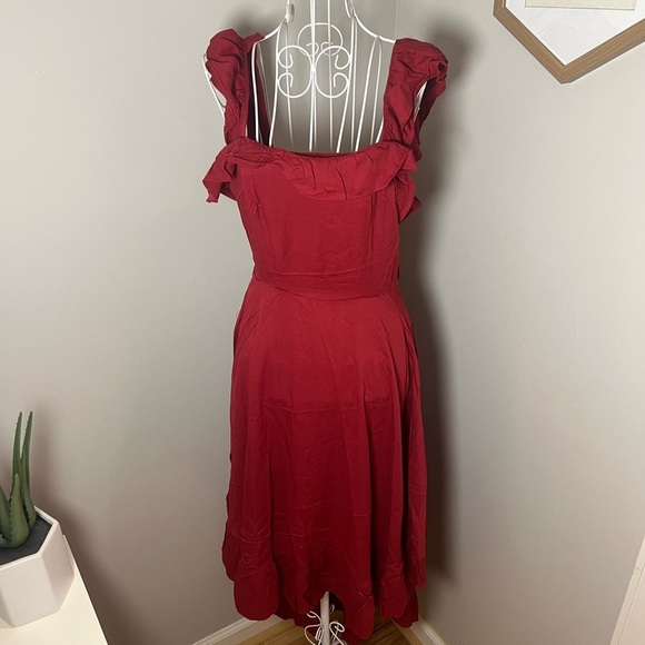 JOYFOLIE Mia Joy Bette Dress In Fired Brick Size XS NWT - Picture 2 of 6